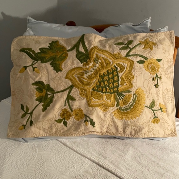 Pottery Barn Accents Pottery Barn Embroidered Pillow Cover Poshmark